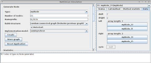 simulation control window